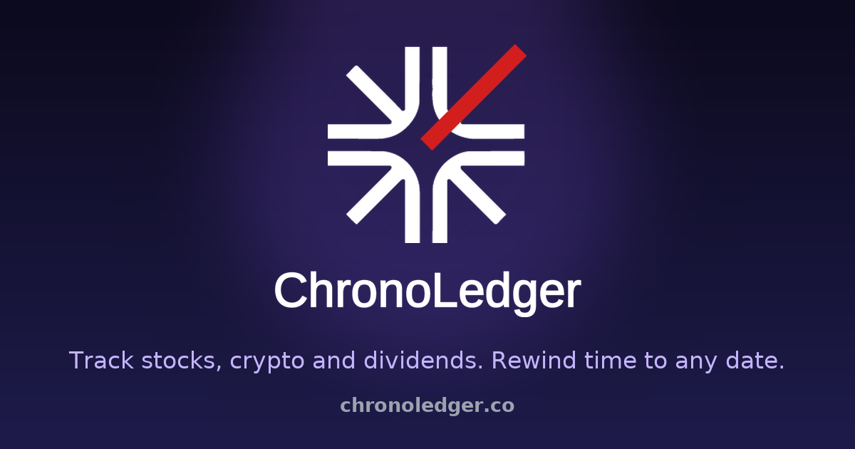 A portfolio tracker that actually reconstructs and analyzes every day of the past, not just your cur